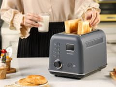 Buydeem Avtomatski opekač kruha z 2 režama DT730E, siv