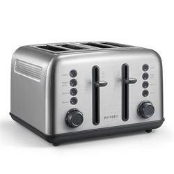Buydeem Toaster s 4 režami DT640E, iz nerjavečega jekla