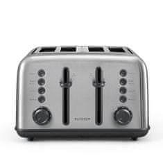 Buydeem Toaster s 4 režami DT640E, iz nerjavečega jekla