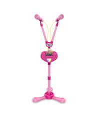 PLEJO Stojalo z 2 mikrofonoma - roza