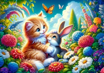 ART PUZZLE Sestavljanka Brat zajec 25 kosov