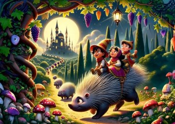 ART PUZZLE Sestavljanka Ježek in prijatelji 200 kosov