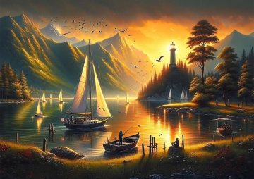 ART PUZZLE Uganka Golden Shores 1000 kosov