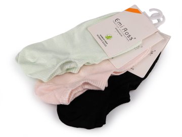 Ženske bambusove nogavice Emi Ross - (velikost 35-38) mešanica naključnih barv (3 pari)