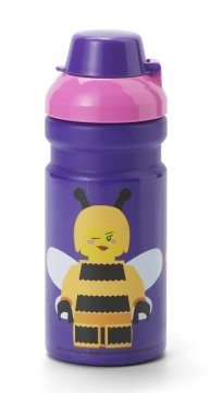 Steklenička za pitje LEGO Bee - vijolična