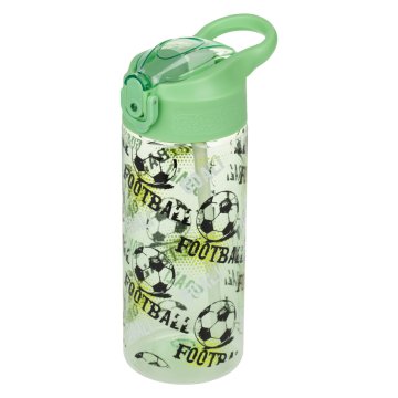 BAAGL Tritan steklenica za pitje s slamico Football 500 ml