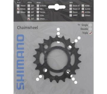 22z Shimano Acera FC-M361 3x7/8 prestavna ročica s 4 luknjami