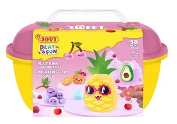 JOVI PLAY&FUN plastelin, škatla 50 kosov - Sladko