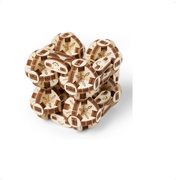 UGEARS 3D sestavljanka Flexi-cube 2.0; 144 kosov