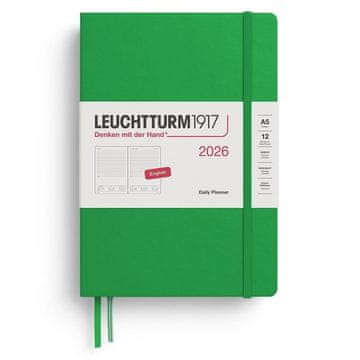 Leuchtturm1917 Dnevni planer 2026 Srednji (A5) Pomladni list