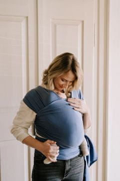 BOBA Otroška nosilka / šala Classic Wrap - Mornarsko modra