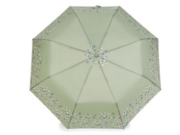 Ženski zložljivi dežnik - zelen sv.