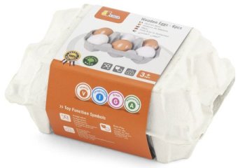 Lesena jajca 6 kosov