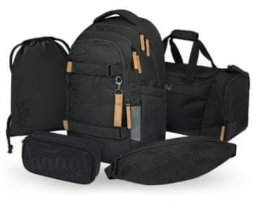 BAAGL SET 5 Skate max Darkness: nahrbtnik, svinčnik,..