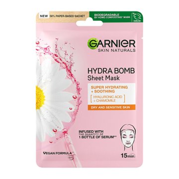 Garnier Moisture + Comfort tekstilna maska za obraz (maske na lističih) 28 g