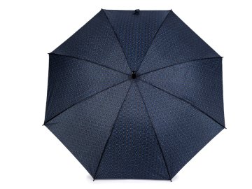 Moški strelski dežnik z vzorcem - moder