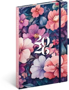 NOTIQUE Planbook dnevnik/zapisnik Bouquet 2026, 13 x 21 cm