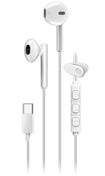 Genius Slušalke HS-M366 White/ White/ USB-C/ 360° vrtljiva sponka