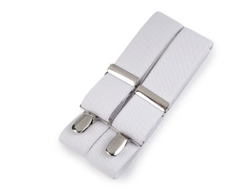 Podvezice širine 3,5 cm dolžine 120 cm - bele