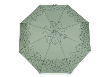 Ženski zložljivi dežnik - zelenkast