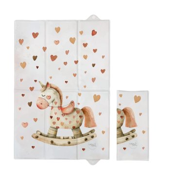 CEBA BABY Potovalna previjalna podloga (60x40) Basic Rocking Horse