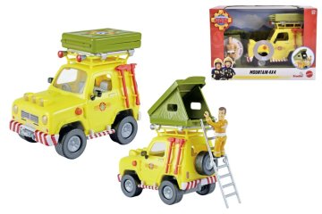Simba Gasilec Sam avto Mountain 4x4 s figurico 16 cm