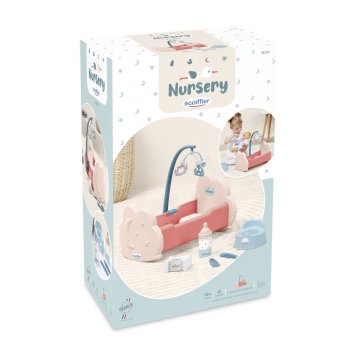 Ecoiffier Otroška posteljica z dodatki za lutko