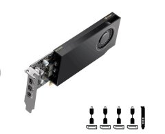 PNY Grafični procesor NVIDIA RTX A1000 8GB LowProfile OEM različica