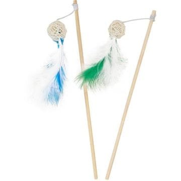 Lesena vaba s prikazom ratanskih kroglic 12 kosov Nobby