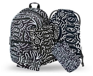 BAAGL 5 SET Osnovni elementi: nahrbtnik, peresnica, torba, mape, denarnica