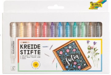 FOLIA Krede v pastelni barvi/12 kosov