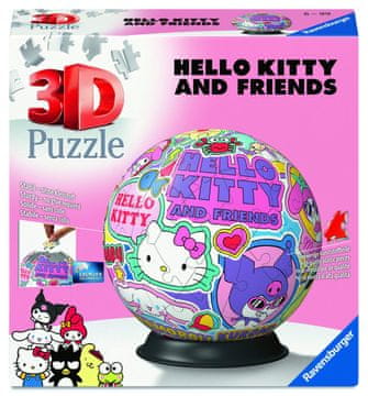Ravensburger 3D Puzzle-Ball: Hello Kitty 72 kosov