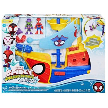 HASBRO - Spider-Man Piratska ladja s pihalnikom mehurčkov