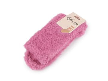 Ženske / dekliške tople nogavice - roza
