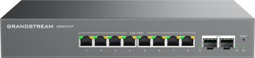 Grandstream GWN7721P L2 Lite upravljano stikalo, 8x 2,5GbE RJ45, 2x 10G SFP+, PoE/PoE+