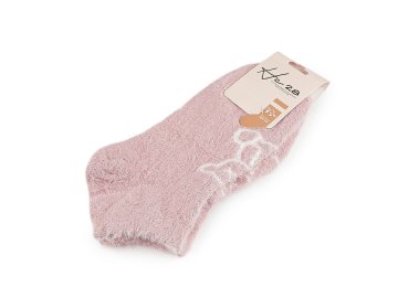 Ženske / dekliške tople nogavice za gležnje - puder