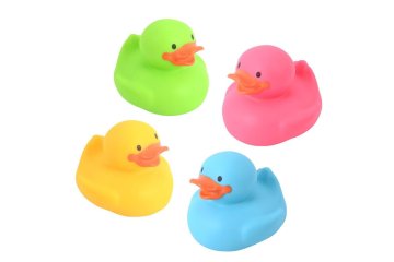 Gumijaste račke 8x8cm 4 barve 6m+