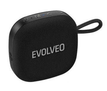 EVOLVEO TopSound, brezžični vodoodporni zvočnik bluetooth z radiem, črn