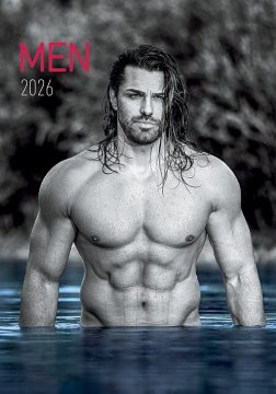 Koledar 2026 Moški, stenski koledar, 34 x 48,5 cm