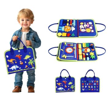 2Kids Toys Sensory Busy Book Dinozavri 4