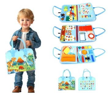 2Kids Toys Senzorična knjiga Dinosauri 3