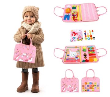 2Kids Toys Sensory Busy Unicorn Book 1