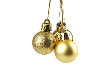 Božične bučke Ø30 mm - zlate