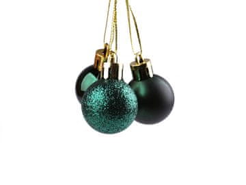 Božične bučke Ø30 mm - temno zelene