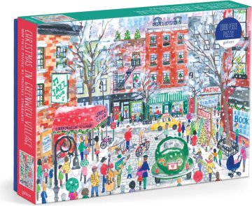 Galison Puzzle Božič v Greenwich Villageu 1000 kosov