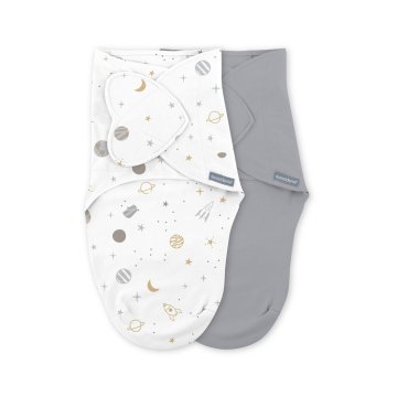 Ingenuity SwaddleMe Swaddle wrap Sunset space cotton 2pcs 0,5 TOG 0-3m