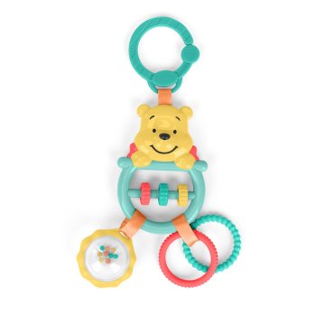 Bright Starts Igrača z obročkom C aktivna Winnie the Pooh Busy Bear 0m+