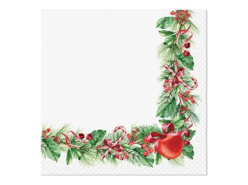 Prtički 20 kosov Božični okras veje 33x33 cm