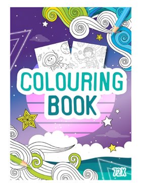 Pobarvanka 72 strani A4 univerzum 2