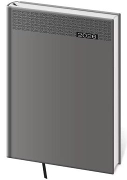 Dnevnik 2026 dnevni A5 Gommato - siv